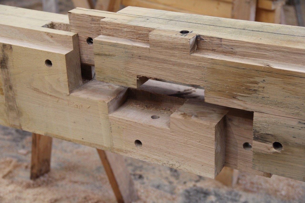 constructie van houten carport