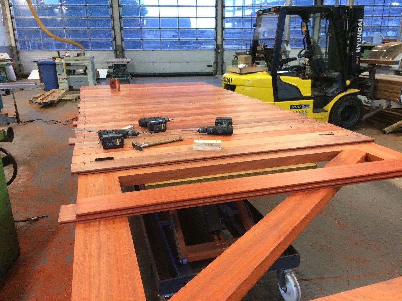 houten poort constructie